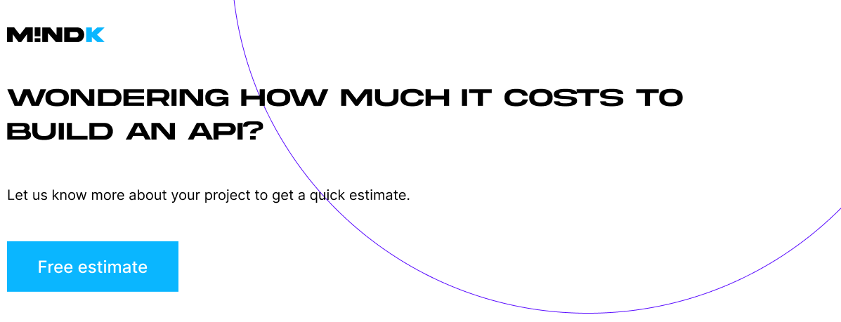 How much does it cost to build an API