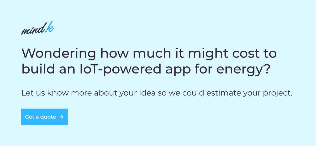 IoT-powered app for energy